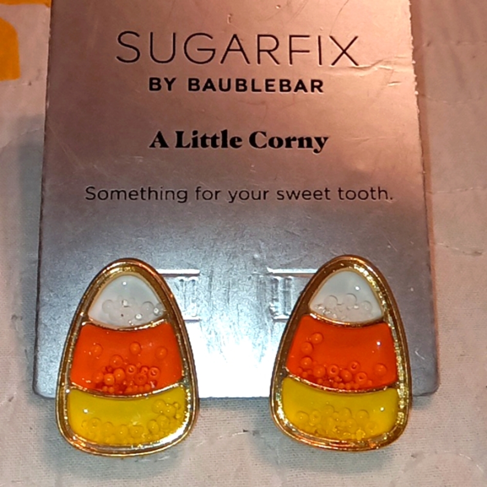SUGARFIX by baublebar candy corn earrings